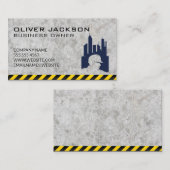 Konstruktion | Immobilienentwickler Visitenkarte (Vorne/Hinten)