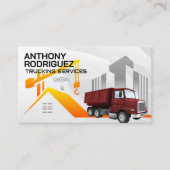 Konstruktion | Kommerzielles reales Anwesen | Dump Visitenkarte (Vorderseite)