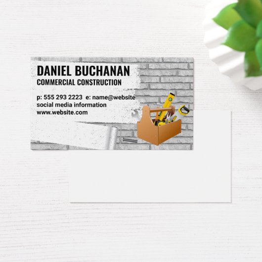 Konstruktion | Maler Ziegelmauer | Toolbox (Schreibtisch)