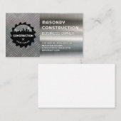 Konstruktion | Metall | Stahl Visitenkarte (Vorne/Hinten)