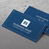 Konstruktion Modernes Monogramm Beruflich Visitenkarte