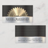 Konstruktion | Saat | Hintergrund für Metallgitter Visitenkarte (Vorne/Hinten)