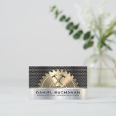 Konstruktion | Saat | Symbol für Metallgrillhämmer Visitenkarte (Stehend Vorderseite)