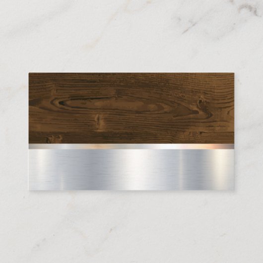 Konstruktion | Säge und Holz | Hardware-Tools Visitenkarte (Rückseite)