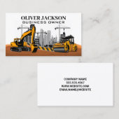 Konstruktion | Schwermaschinen | Entwickler Visitenkarte (Vorne/Hinten)