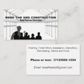 Konstruktion Visitenkarte (Vorne/Hinten)