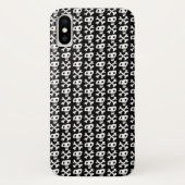 Konstruktion von Schädel und Kreuzknochen Case-Mate iPhone Hülle (Rückseite)