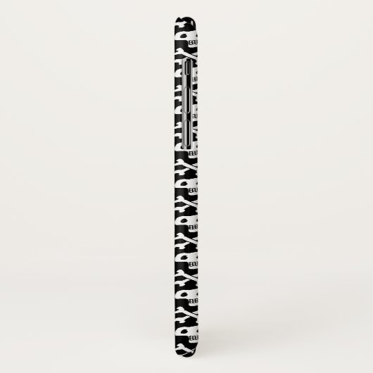 Konstruktion von Schädel und Kreuzknochen Case-Mate iPhone Hülle (Hinten/Links)