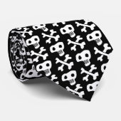 Konstruktion von Schädel und Kreuzknochen Krawatte (Gerollt)