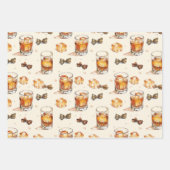 Konstruktion von Whiskey- und Bugs-Krawatte Geschenkpapier Set (Vorderseite)