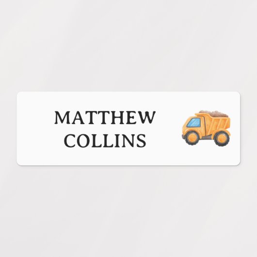 Konstruktion wasserfester Personalisierter Namenss Etiketten (Design 1)