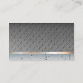 Konstruktion | Wrenches | Stahlmetallmuster Visitenkarte (Rückseite)