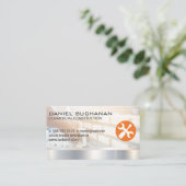 Konstruktion | Ziegelschicht | Buildlogo Visitenkarte (Stehend Vorderseite)