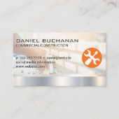 Konstruktion | Ziegelschicht | Buildlogo Visitenkarte (Vorderseite)