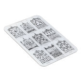 Konstruktionen für Gusseisengeländer, aus "Macfarl Magnet (Rechte Seite)