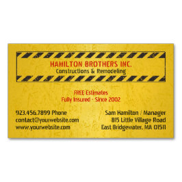 Konstruktionen Handyman Magnetische Visitenkarte