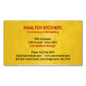 Konstruktionen Handyman Magnetische Visitenkarte (Vorderseite)