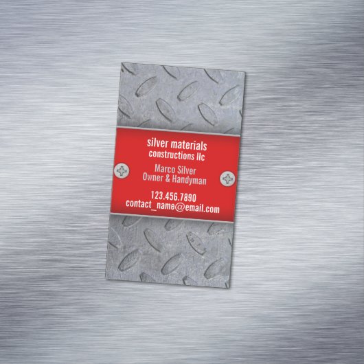 Konstruktionen Handyman Magnetische Visitenkarte (Beispiel)