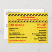 Konstruktionen Postkarte (Vorne/Hinten)