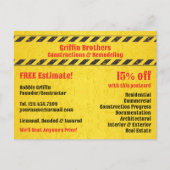 Konstruktionen Postkarte (Vorderseite)