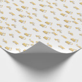 Konstruktions-Geburtstags-Muldenkipper Geburtstag Geschenkpapier (Ecke)
