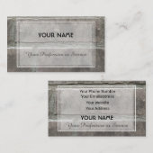 Konstruktionsbüro für Naturstein-Steine Visitenkarte (Vorne/Hinten)