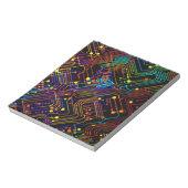 Konstruktionsdarstellung der Leiterplatte Notizblock (Rotiert)