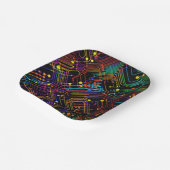 Konstruktionsdarstellung der Leiterplatte Pappteller (Gewinkelt)