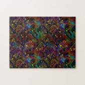 Konstruktionsdarstellung der Leiterplatte Puzzle (Horizontal)