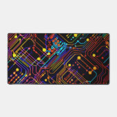 Konstruktionsdarstellung der Leiterplatte Schreibtischunterlage (Vorderseite)