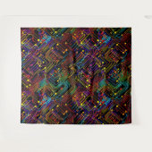 Konstruktionsdarstellung der Leiterplatte Wandteppich (Vorderseite (Horizontal))