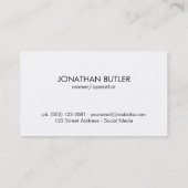 Konstruktionselement / natürlich visitenkarte (Rückseite)