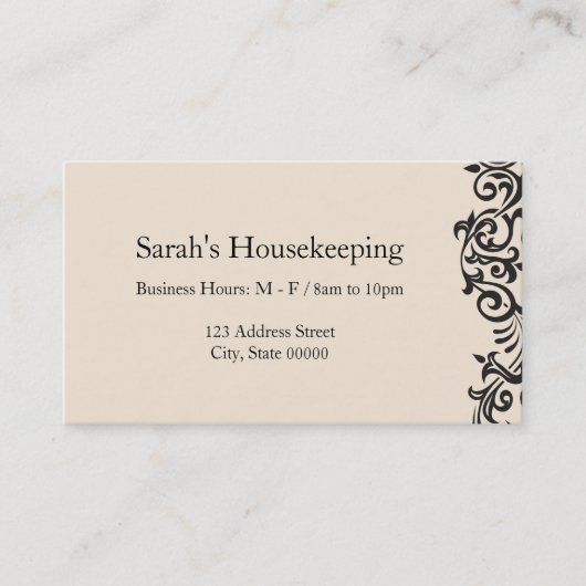 Konstruktionselement Visitenkarte (Vorderseite)