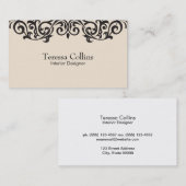 Konstruktionselement Visitenkarte (Vorne/Hinten)