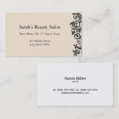 Konstruktionselement Visitenkarte (Vorne/Hinten)