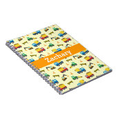 Konstruktionsfahrzeuge Mustergeräte-Notebook Notizblock (Rechte Seite)