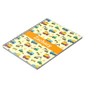 Konstruktionsfahrzeuge Mustergeräte-Notebook Notizblock (Linke Seite)