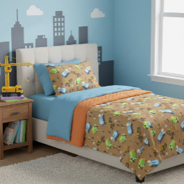 Konstruktionsfahrzeuge und Arbeitsmuster Fleecedecke