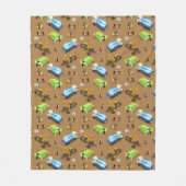 Konstruktionsfahrzeuge und Arbeitsmuster Fleecedecke (Vorderseite)