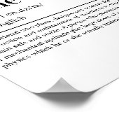 Konstruktionsingenieur - Definition "Funny Enginee Poster (Ecke)