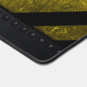 Konstruktionsingenieur für schwarzgelbe Streifen Schreibtischunterlage (Ecke)