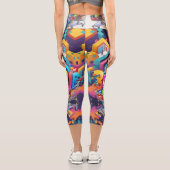 Konstruktionskonzept Capri Leggings (Rückseite)