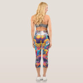 Konstruktionskonzept Capri Leggings (Rückseite)