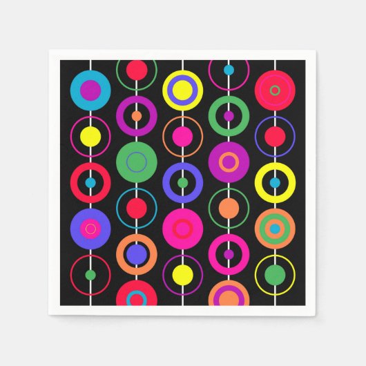 Konstruktionskreise Serviette (Vorderseite)