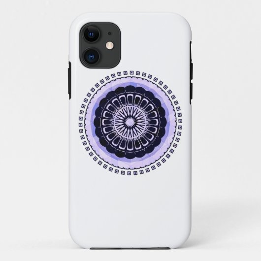 Konstruktionskreismuster mandala Case-Mate iPhone hülle (Rückseite)