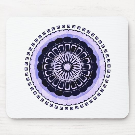 Konstruktionskreismuster mandala mousepad (Vorne)