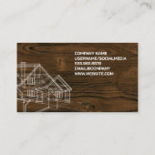 Konstruktionslogo | Blueprints | Holz Visitenkarte (Rückseite)