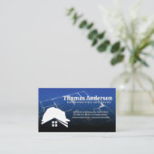 Konstruktionslogo | Blueprints Visitenkarte (Stehend Vorderseite)