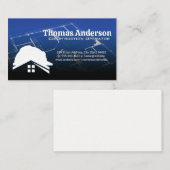 Konstruktionslogo | Blueprints Visitenkarte (Vorne/Hinten)