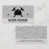 Konstruktionslogo | Bridge Wall-Visitenkarte Visitenkarte (Vorne/Hinten)